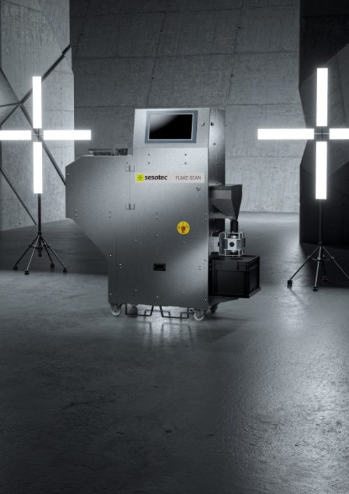 SESOTEC Flake Analysis system for plastic recycling quality control