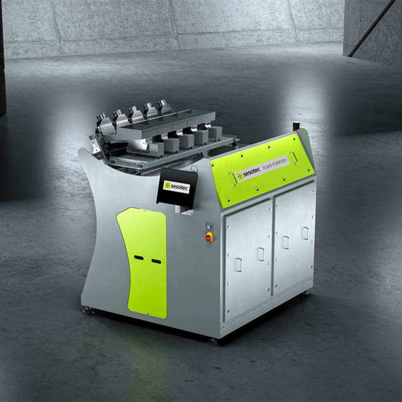 flake-purifier+ SESOTEC flake purifier for recycling flakes sorting